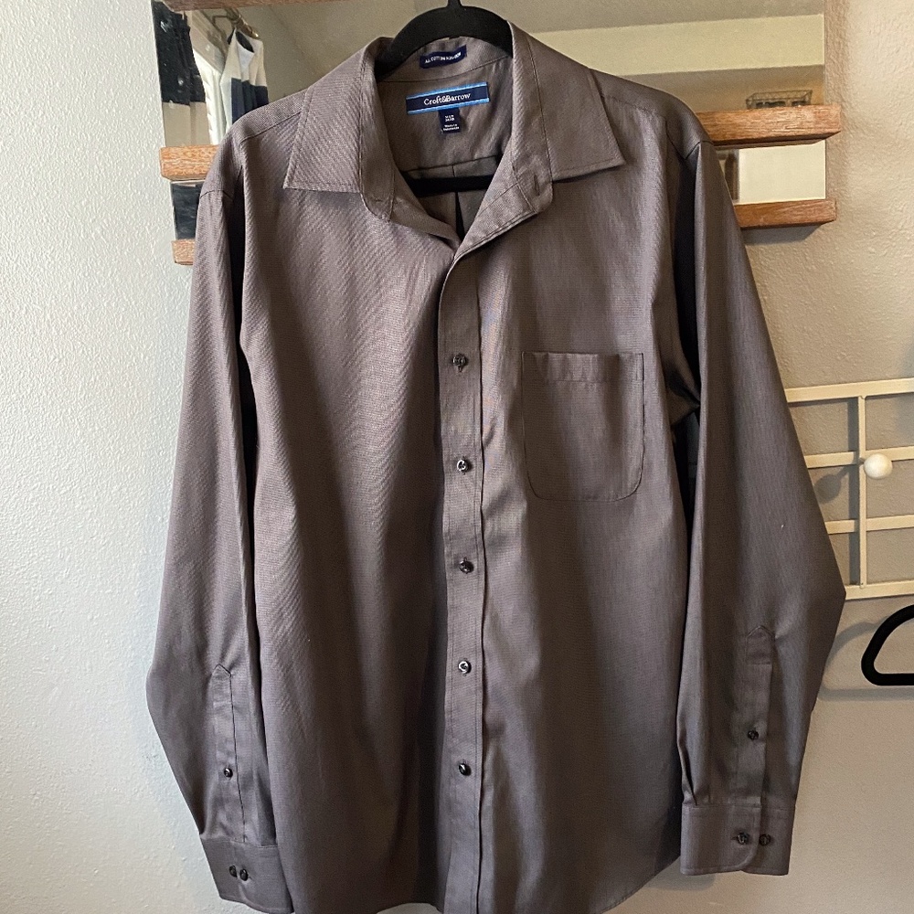 Croft & Barrow All Cotton Non-Iron Dress Shirt